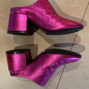 Maison Margiela MM6 Fuchsia Mules 36